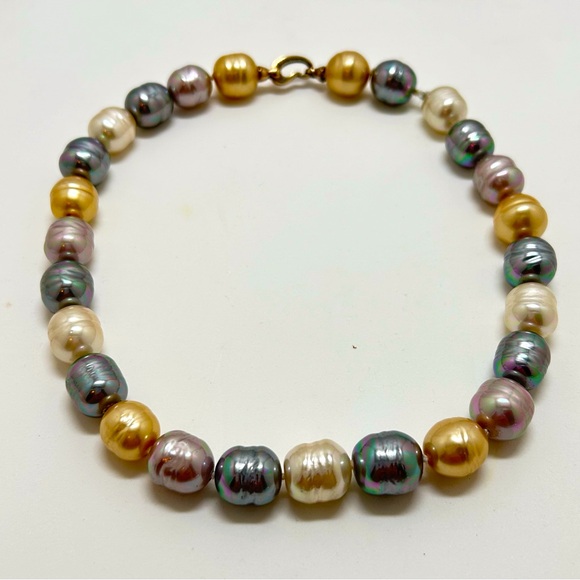 Majorica Jewelry - Majorica, Agora Multicolored Pearl Necklace